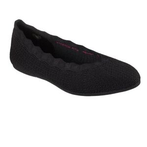 Skechers Black Women's Knit Flats Size 10 NWT